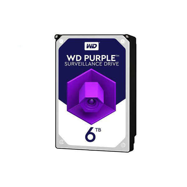 هارددیسک اینترنال وسترن دیجیتال مدل Purple WD60PURZ ظرفیت 6 ترابایت
